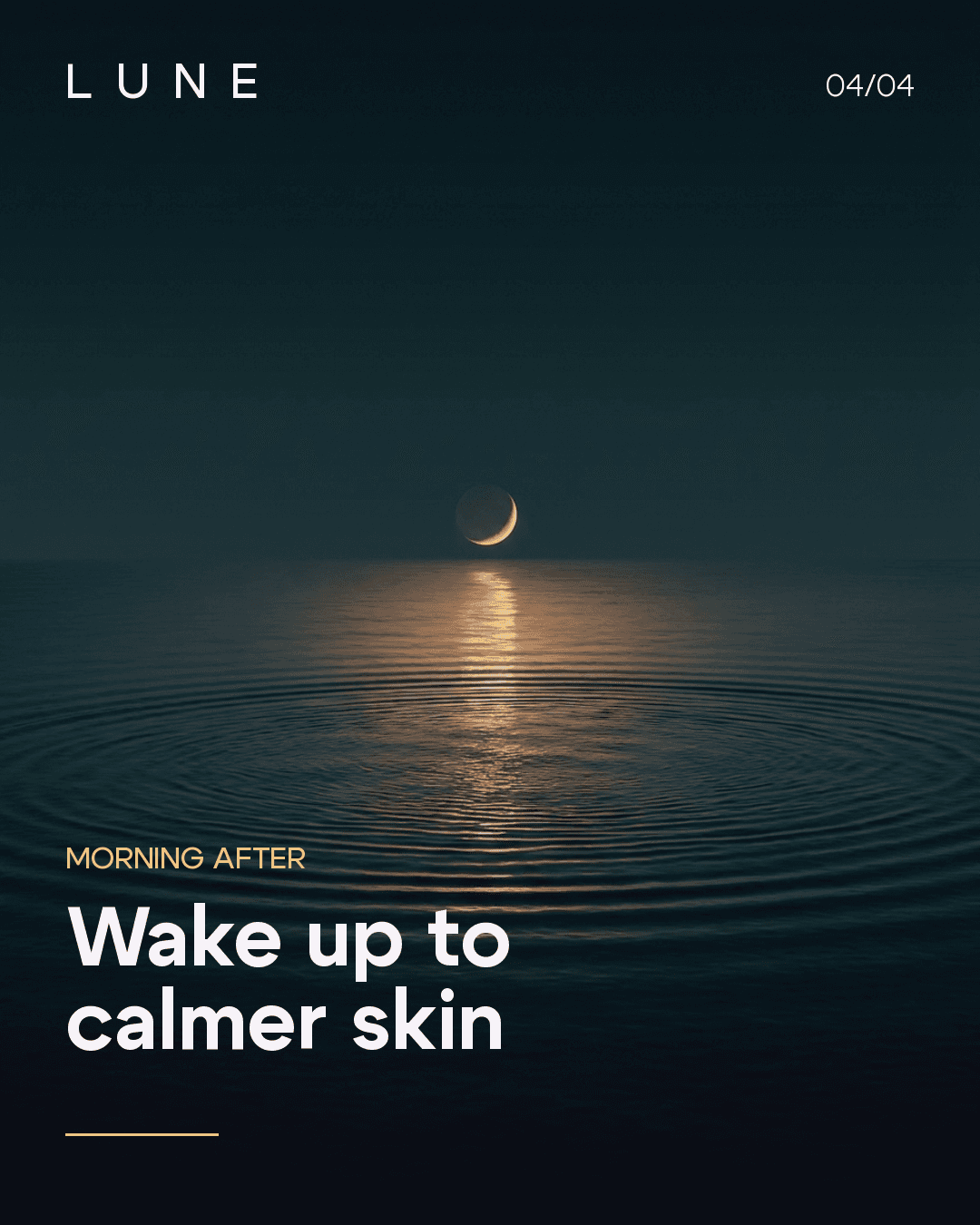 LUNE night-skincare carousel, slide 4 of 4